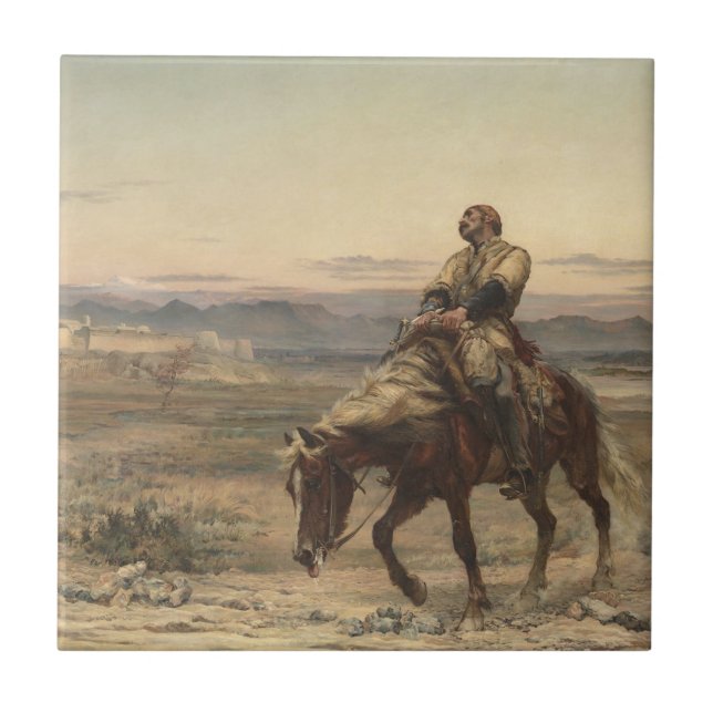 Azulejo Restos de un ejército (por Elizabeth Thompson) (Frente)