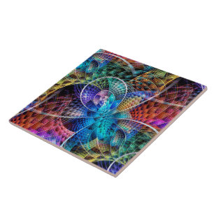 Azulejo Resumen Apofisis Fractal X