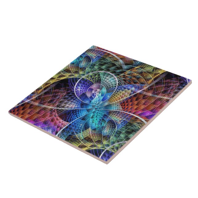 Azulejo Resumen Apofisis Fractal X (Lado)