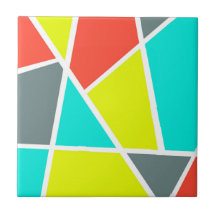 Resumen Art Gray Yellow Coral Minimalismo