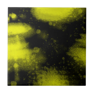 Azulejo Resumen Art Minimalismo Amarillo negro