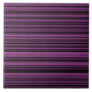 Azulejo Resumen de bandas negras púrpuras