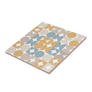 Azulejo Resumen de Hip Media Circles Arte de Fusión Indust