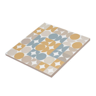 Azulejo Resumen de Hip Media Circles Arte de Fusión Indust