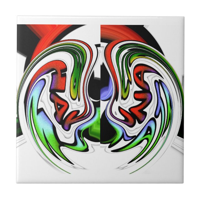 Azulejo Resumen de imágenes de perfil (Frente)