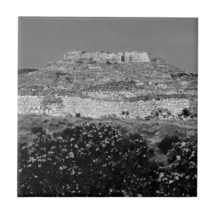 Azulejo Resumen de la acrópolis de Atenas Mycenae