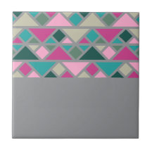 Resumen de la fucsia rosa geométrica turquesa