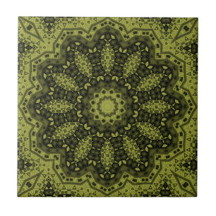 Azulejo Resumen de la mandala folk mandala ethno ornamenta