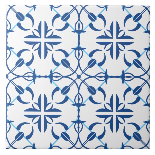 Azulejo Resumen de mosaico cerámico (Frente)