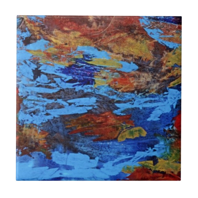 Azulejo Resumen de mosaico cerámico de arte (Frente)