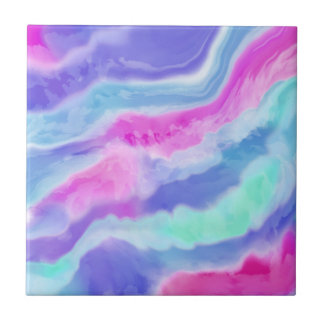 Azulejo Resumen de mosaico cerámico de color rosa púrpura 