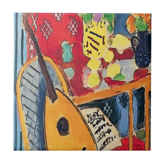 Azulejo Resumen de mosaicos de arte (Frente)