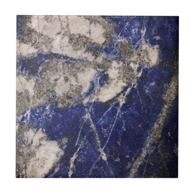Azulejo Resumen Lapis Lazuli Blue Granite (Frente)