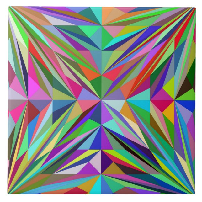 Azulejo Resumen Mandala (Frente)