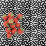 Azulejo Resumen Modelo Moderno De Mosaico Blanco Y Negro<br><div class="desc">El diseño de baldosas abstractas y modernas de mosaico con motivos geométricos en blanco y negro.</div>