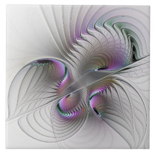 Azulejo Resumen moderno Shy Fantasía Figura Arte Fractal
