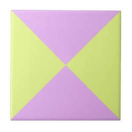 Azulejo Resumen moderno Triángulo geométrico amarillo mora