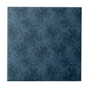 Azulejo Resumen personalizado ornamental mariposa marina n