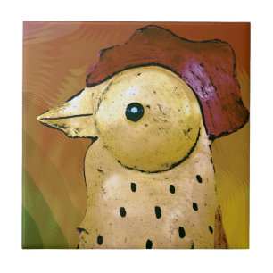 Azulejo Resumen Rooster 5