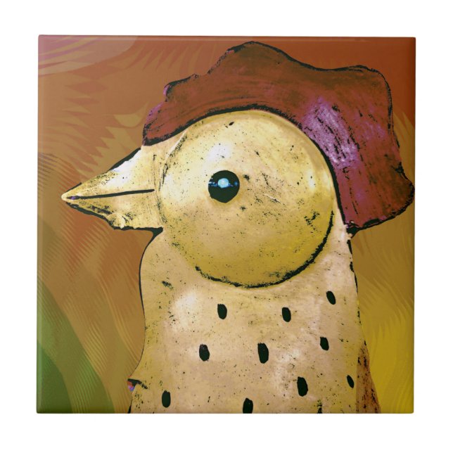 Azulejo Resumen Rooster 5 (Frente)