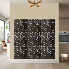 Azulejo Resumen Zigzag Purpurina Pared Flota Cerámica Tile