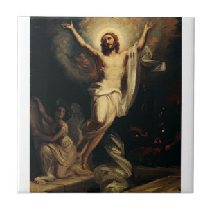 Azulejo Resurrección de Cristo por Robert Wilhelm Ekman