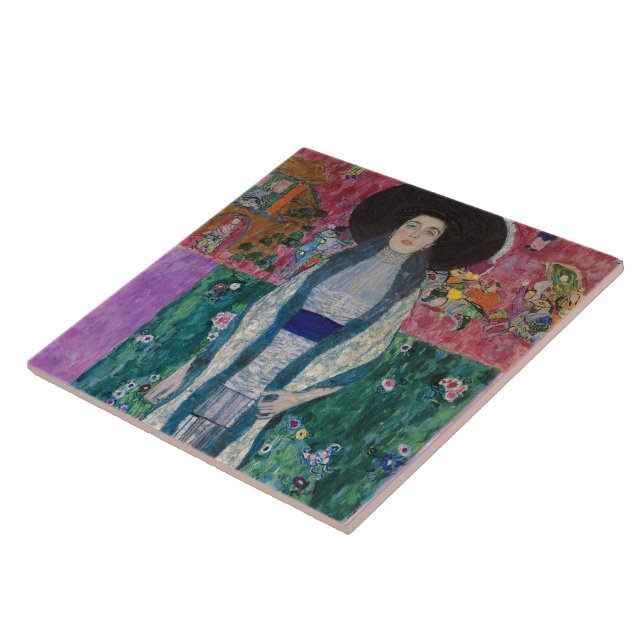 Azulejo Retrato de Adele Bloch Bauer, Gustav Klimt (Lado)