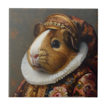 Retrato de cerdo de Guinea del Renacimiento Region