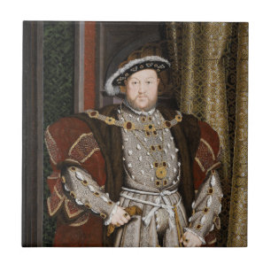 Azulejo Retrato de Enrique VIII (Hans Holbein el Joven)