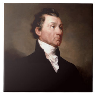 Azulejo Retrato de James Monroe, primer presidente norteam