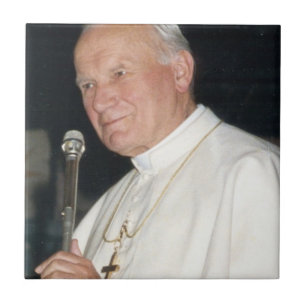 Azulejo Retrato de Juan Pablo II