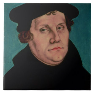 Azulejo Retrato de Martin Luther, 1529