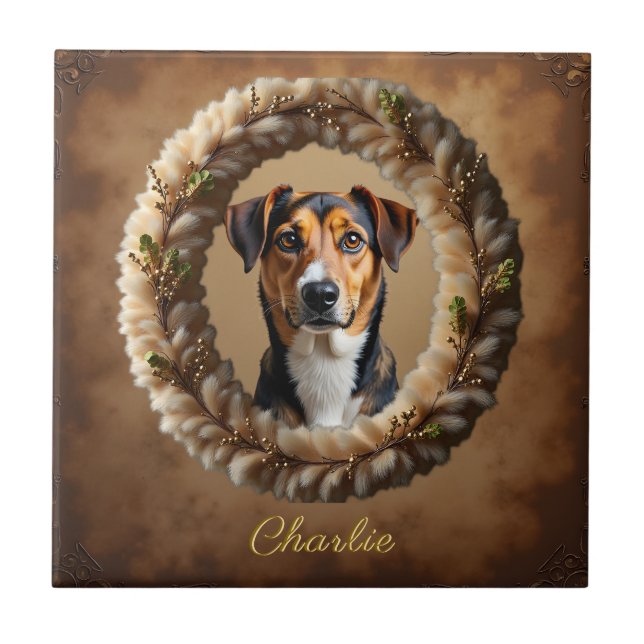 Azulejo Retrato de Mascota Personalizado – Simplemente Sub (Frente)