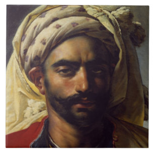 Azulejo Retrato de Mustapha
