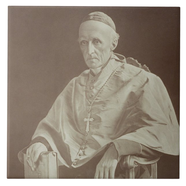 Azulejo Retrato de servir cardinal de Henry Edward (Frente)