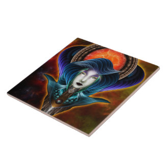 Azulejo Retrato de Trilia Red Nebula