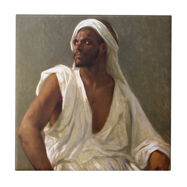 Azulejo Retrato de un árabe (Frente)