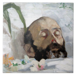 Azulejo Retrato de un muerto (mortalidad y muerte) (Art.