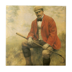 Azulejo Retrato del doctor William Laidlaw Purves por Coll