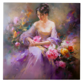 Azulejo Retrato elegante