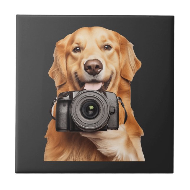 Azulejo Retriever Dorado (Frente)