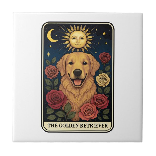 Azulejo Retriever Dorado (Frente)
