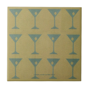 Azulejo Retro Club Martini Atómico de los 50 La Hora del C