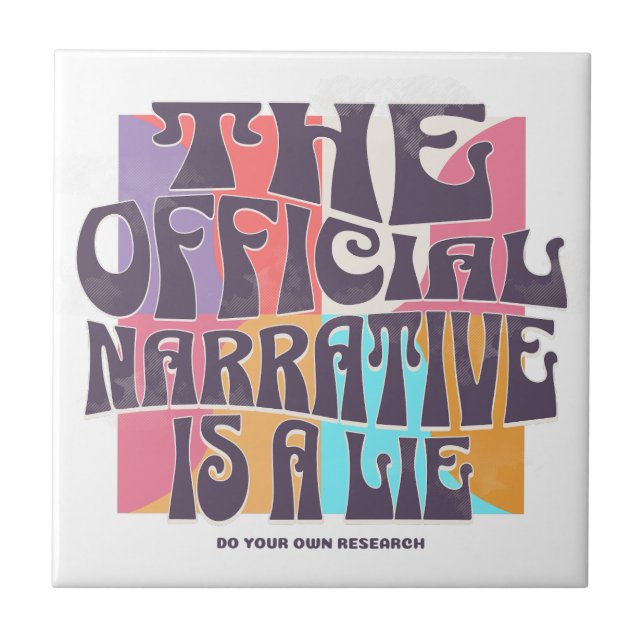 Azulejo Retro Conspiracy Theory (Frente)