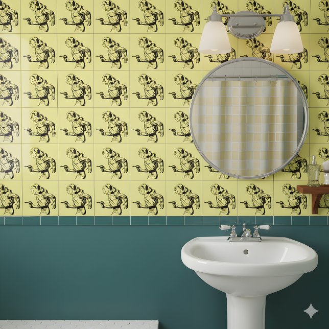 Azulejo Retro de ciencia ficción futurista y nostálgico ho (Subido por el creador)