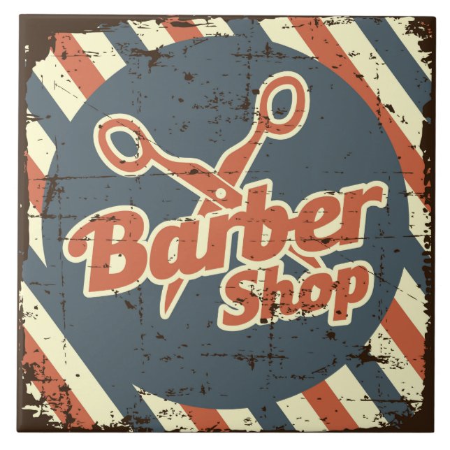 Azulejo Retro de Guay Barber shop (Frente)