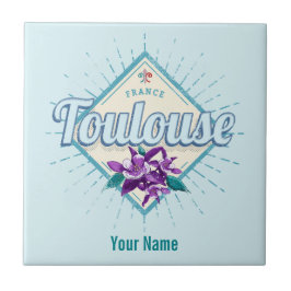 Azulejo Retro de la ciudad de Toulouse violó la vieja Souv