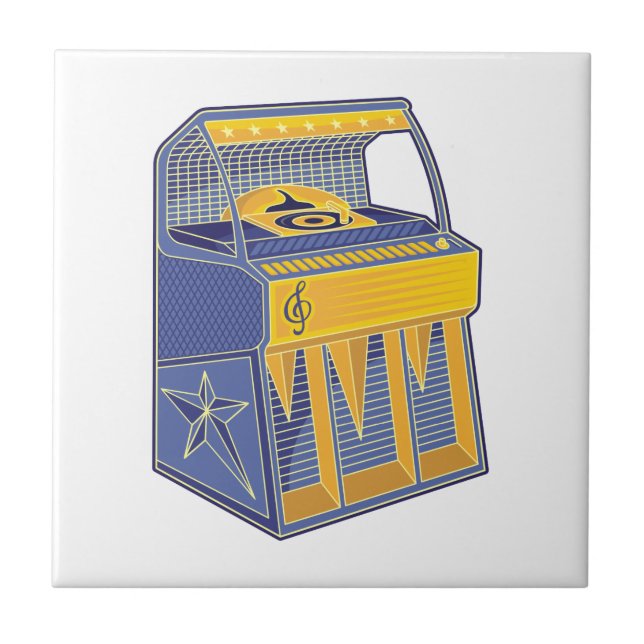 Azulejo Retro Jukebox (Frente)