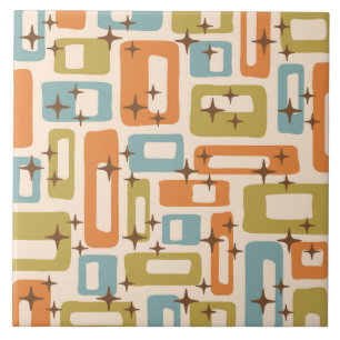 Azulejo Retro Mid Century Moderno