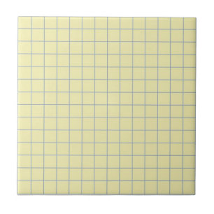Azulejo Retro minimalista de cuadros crema pálido y púrpur